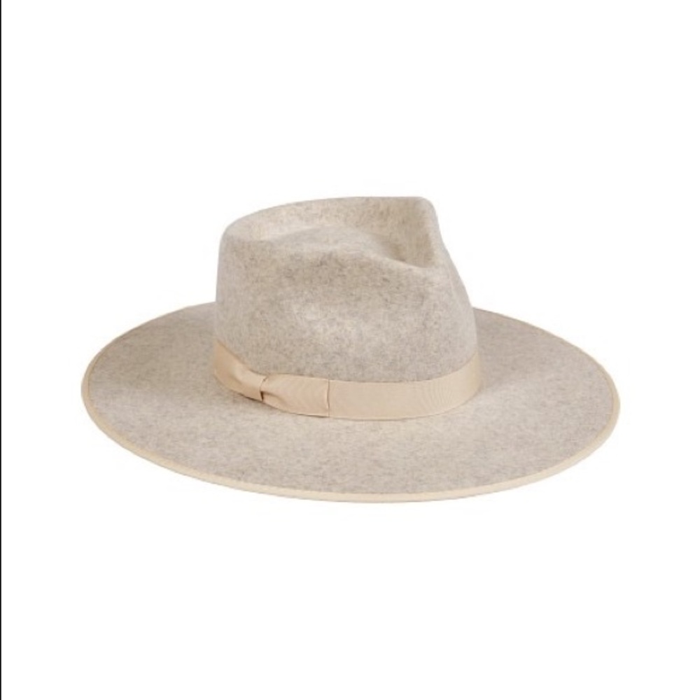 Lack of color hat carol rancher(new with tags) speckled gray and ivory. 57cm
